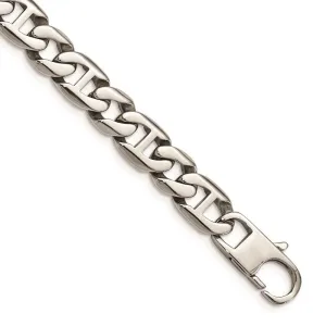 Chisel Jewelry Stainless Steel Polished Links Bracelet