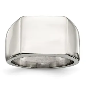 Chisel Jewelry Stainless Steel Polished Ring