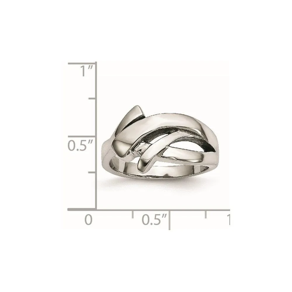 Chisel Jewelry Stainless Steel Polished Ring