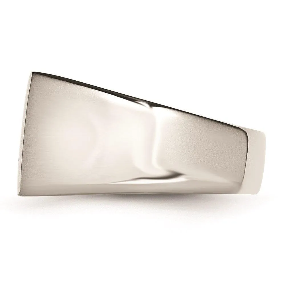 Chisel Jewelry Stainless Steel Polished Ring