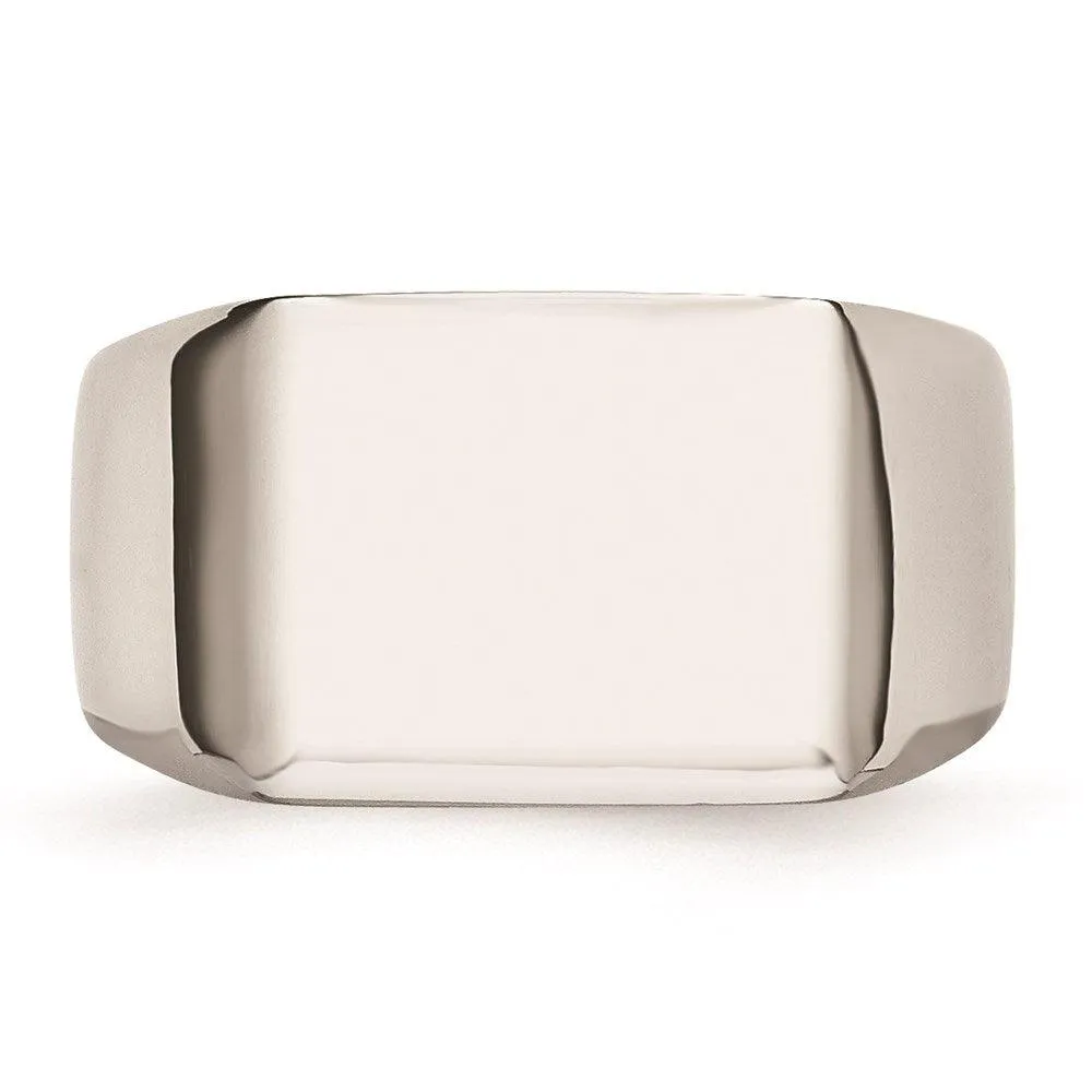 Chisel Jewelry Stainless Steel Polished Ring