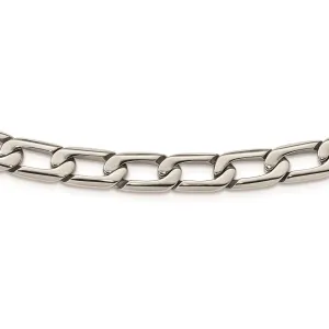 Chisel Jewelry Stainless Steel Polished Squares Necklace