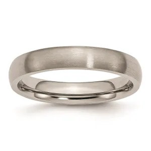 Chisel Jewelry Titanium 4mm Brushed Band | TB6