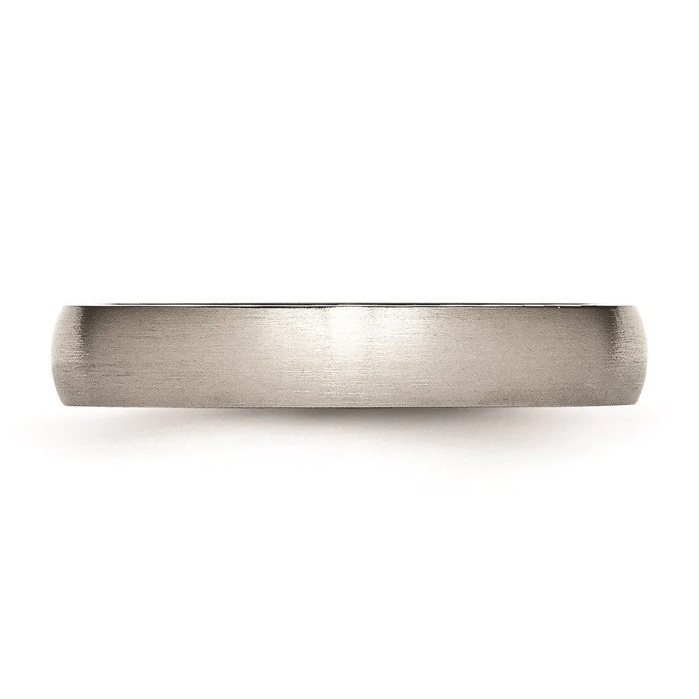 Chisel Jewelry Titanium 4mm Brushed Band | TB6