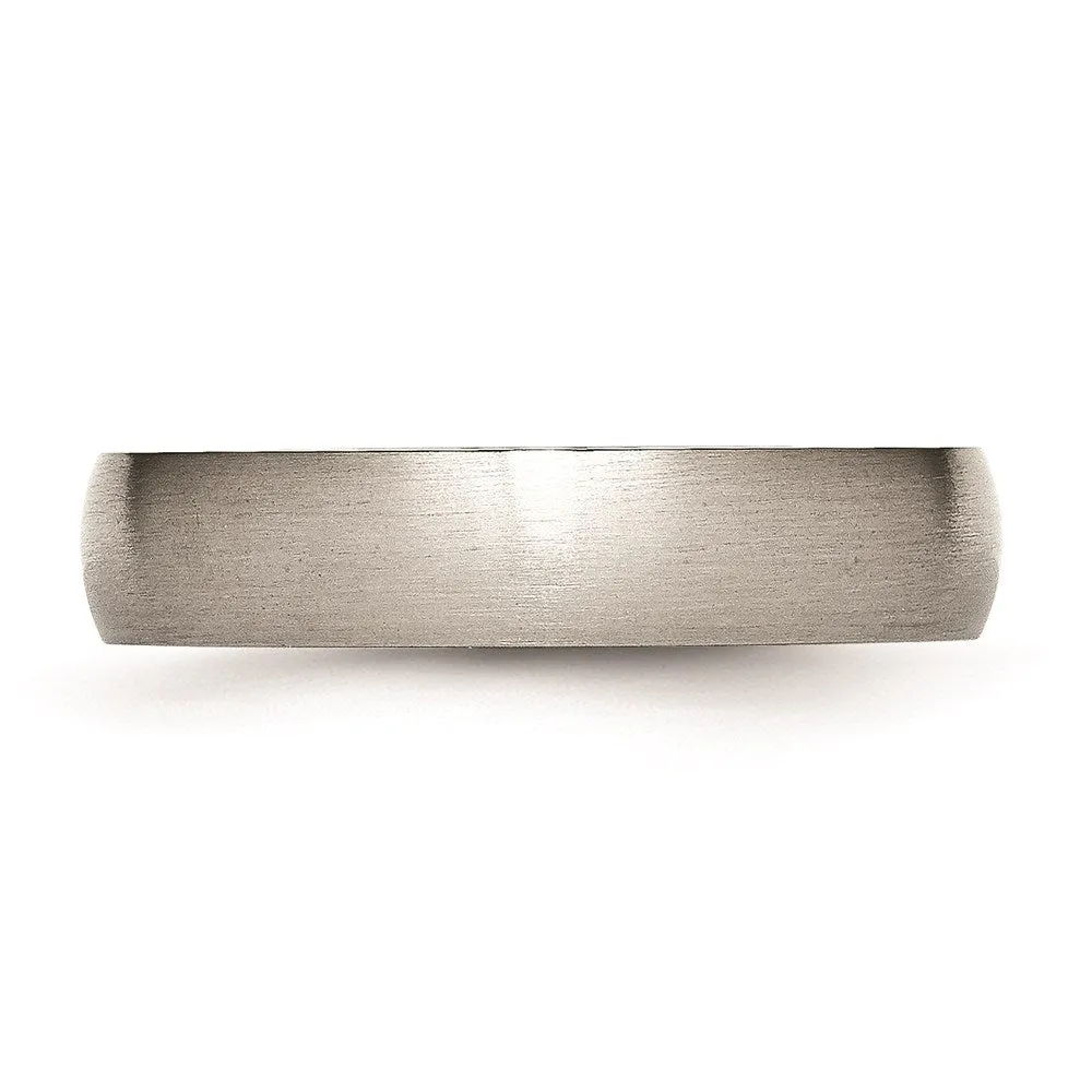 Chisel Jewelry Titanium 5mm Brushed Band | TB7