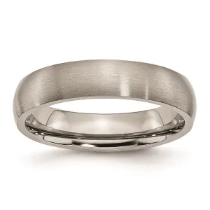 Chisel Jewelry Titanium 5mm Brushed Band | TB7