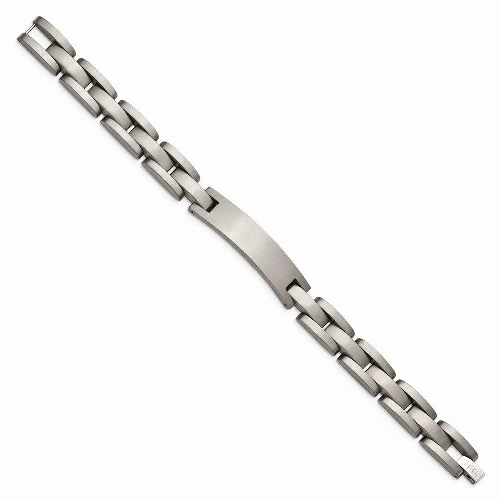 Chisel Jewelry Titanium Brushed ID 8.75in Bracelet