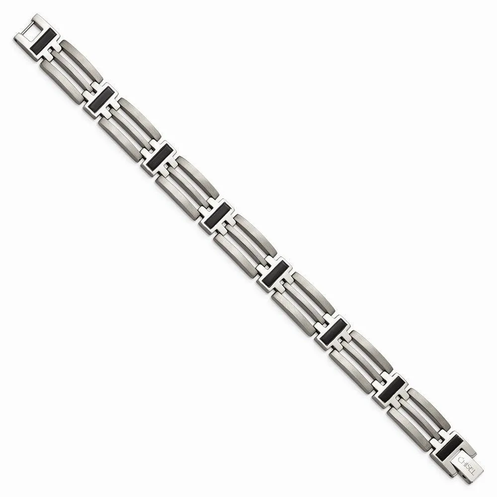 Chisel Jewelry Titanium IP-plated 8.5in Bracelet