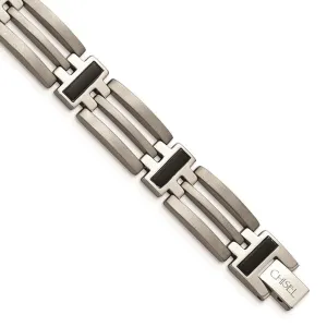 Chisel Jewelry Titanium IP-plated 8.5in Bracelet
