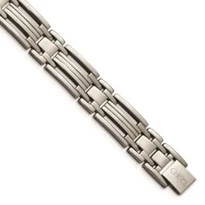 Chisel Jewelry Titanium Polished 8.5in Bracelet