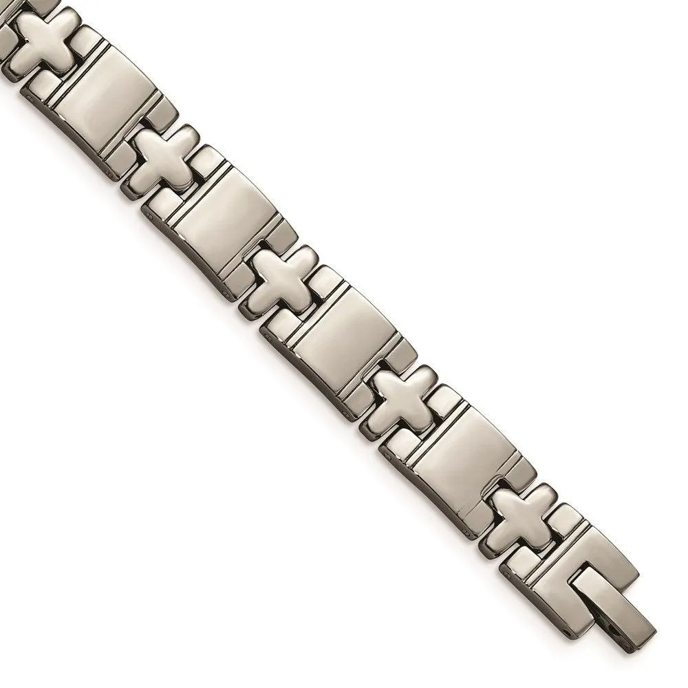 Chisel Jewelry Titanium Polished Bracelet