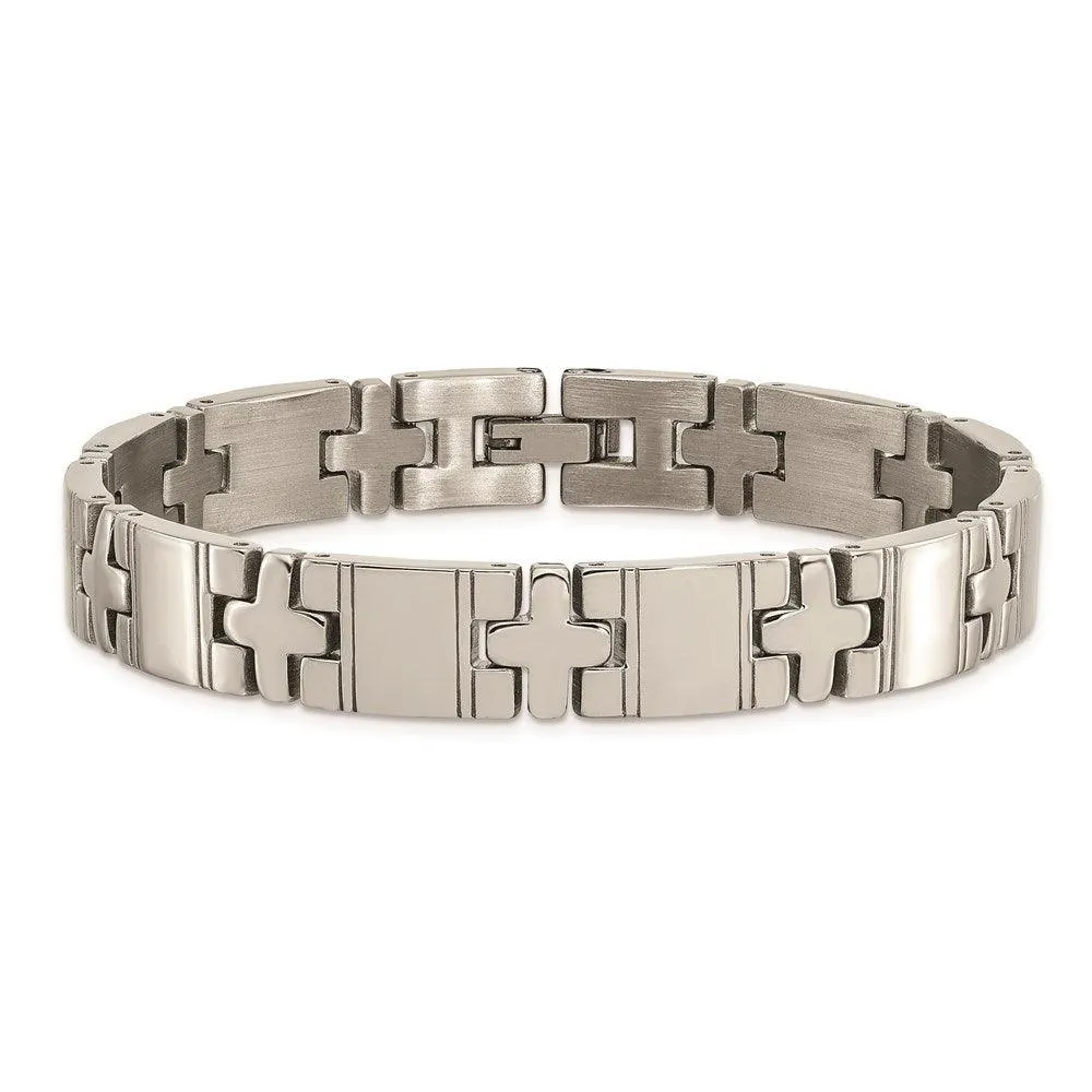 Chisel Jewelry Titanium Polished Bracelet