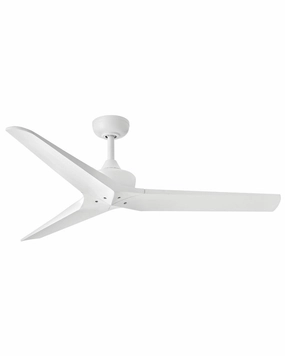 Chisel 52" Smart Fan Matte White energy-efficient medium fans with remote
