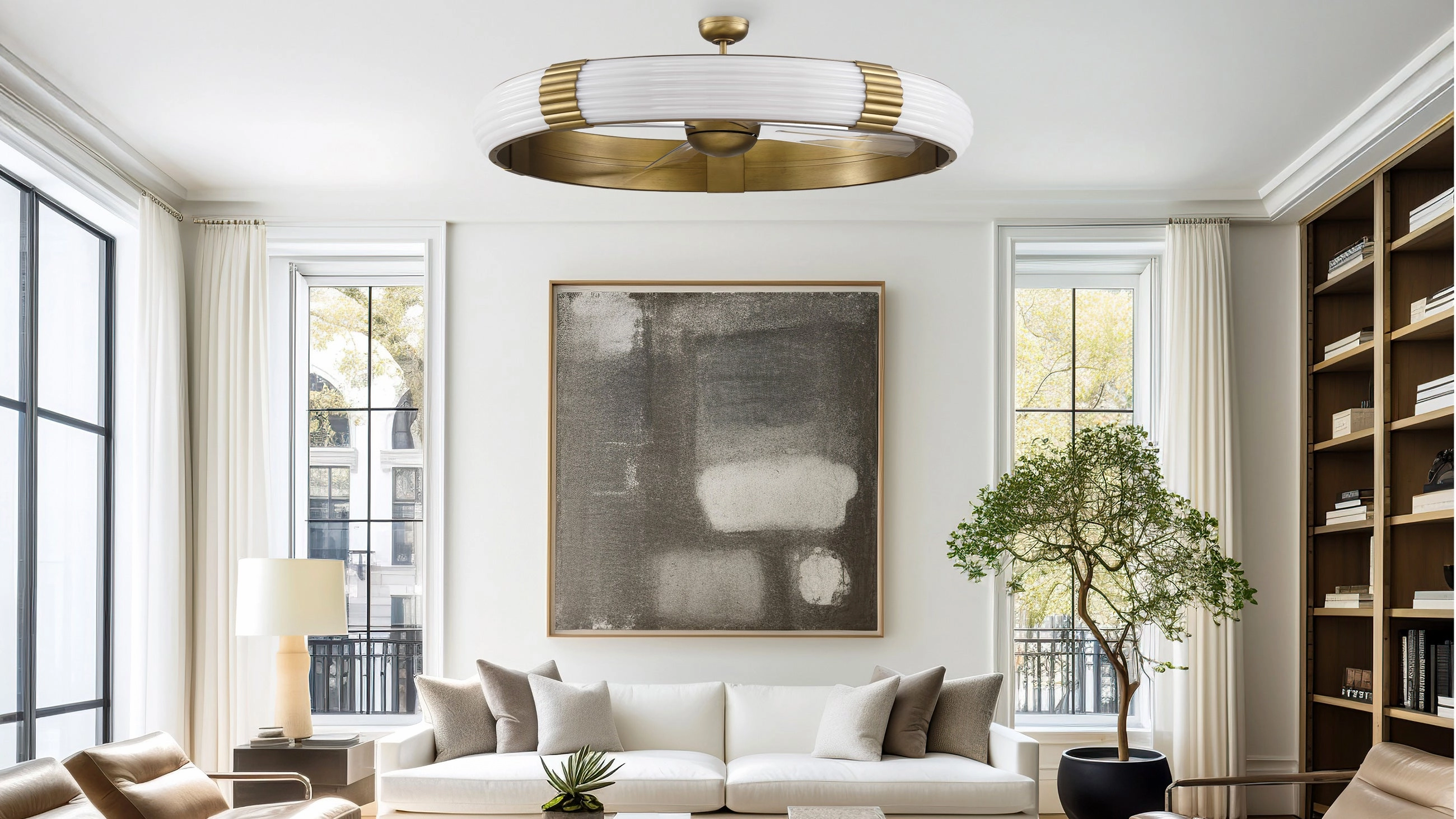 Cipriani 57"Ceiling Fan Modern Bronze