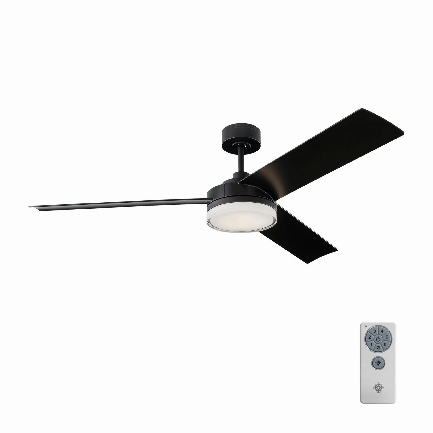 Cirque 56"Ceiling Fan Midnight Black