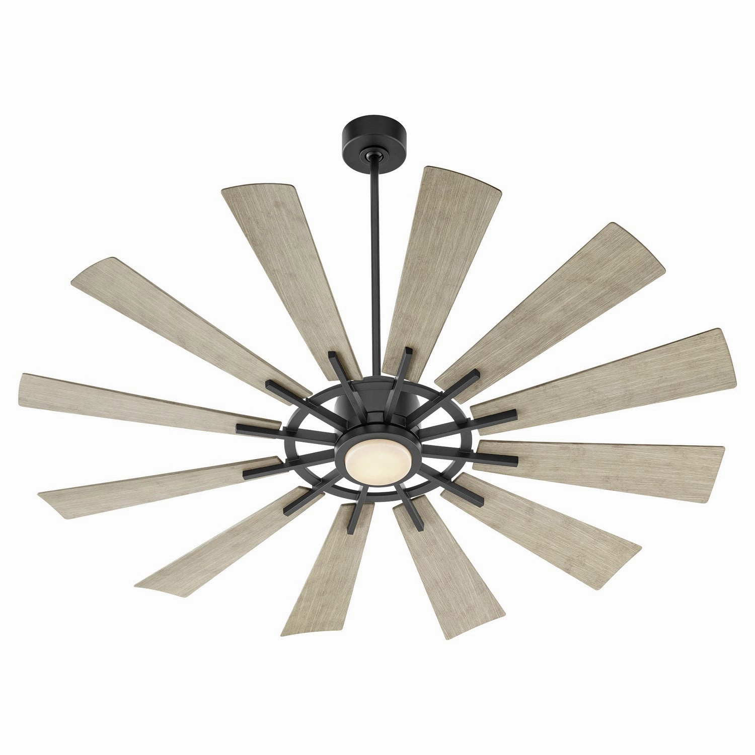 Cirque 60"Patio Fan Matte Black