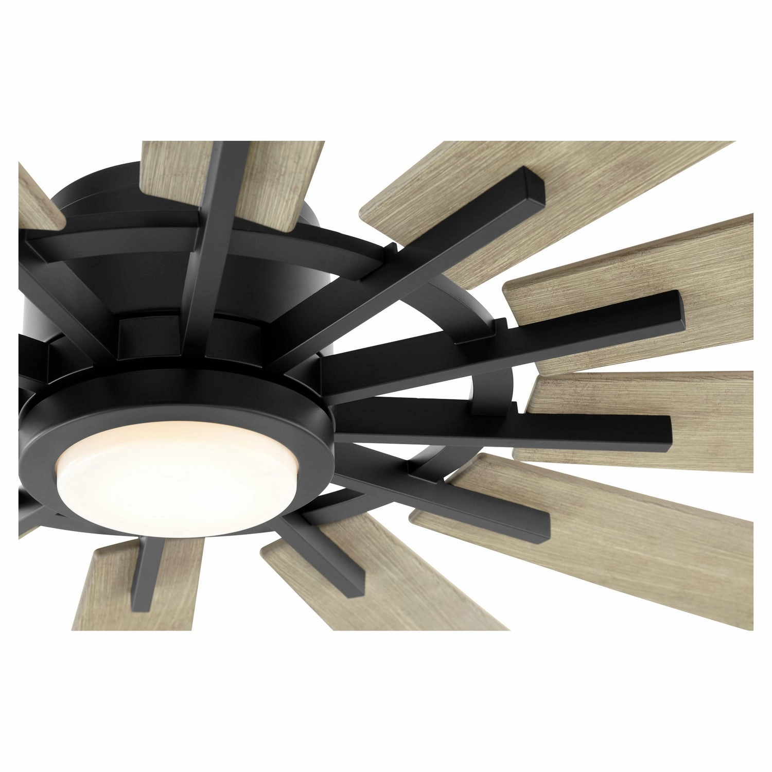 Cirque 72"Patio Fan Matte Black