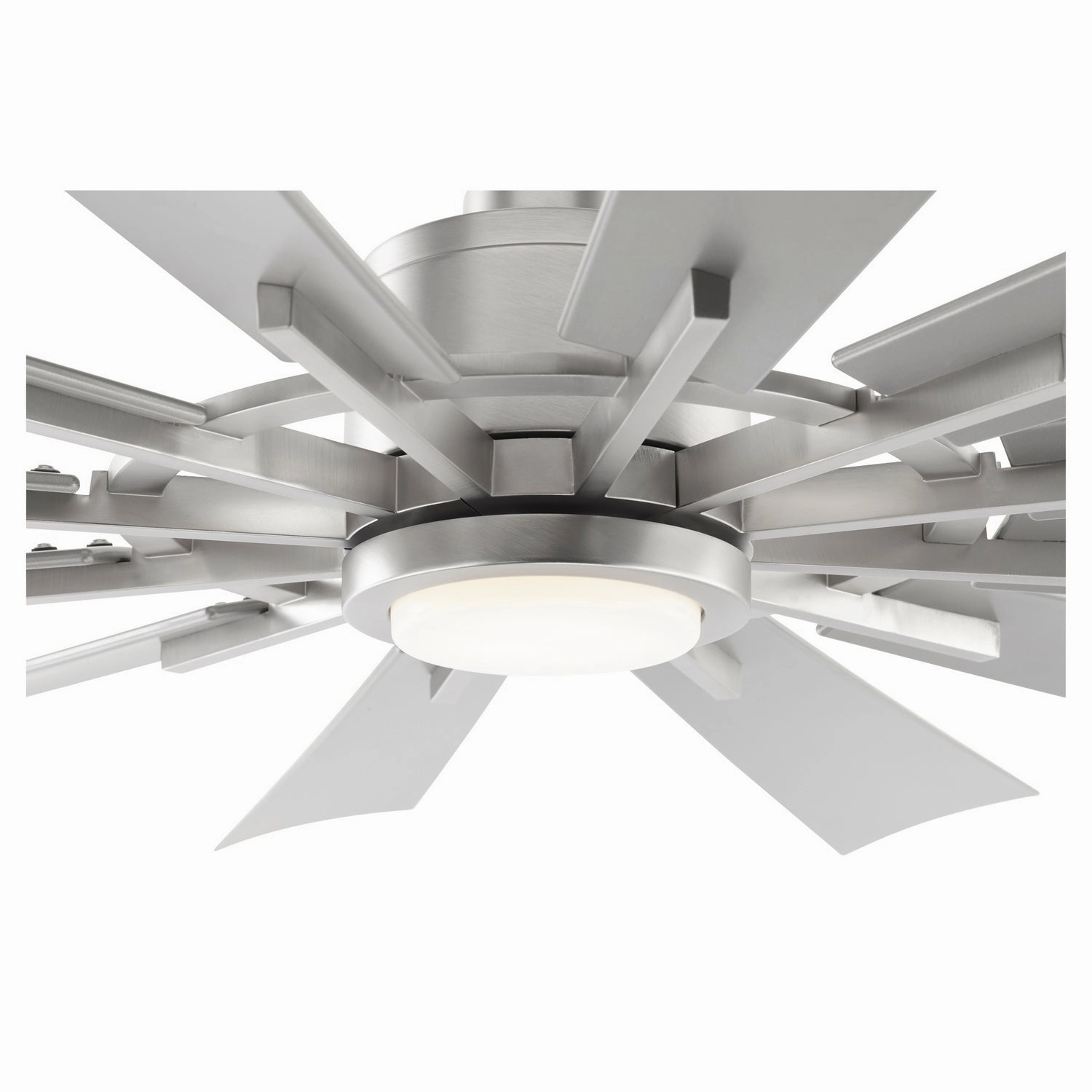 Cirque 72"Patio Fan Satin Nickel