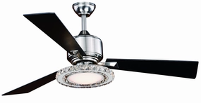 Clara 52"Ceiling Fan Brushed Nickel home cooling fans in medium size