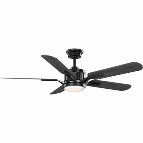 Claret 54"Ceiling Fan Matte Black modern medium fans for everyday cooling