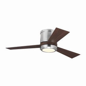 Clarity 42" Ceiling Fan Brushed Steel best small fans for home and travel