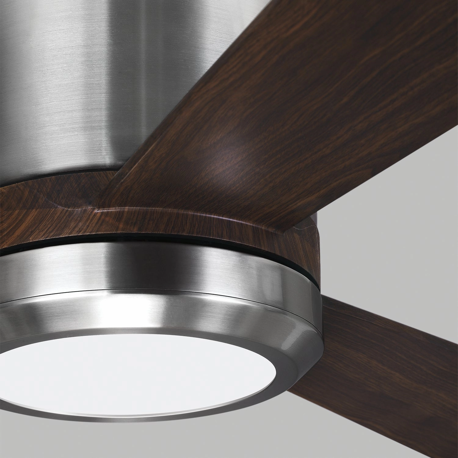 Clarity 52" Ceiling Fan Brushed Steel