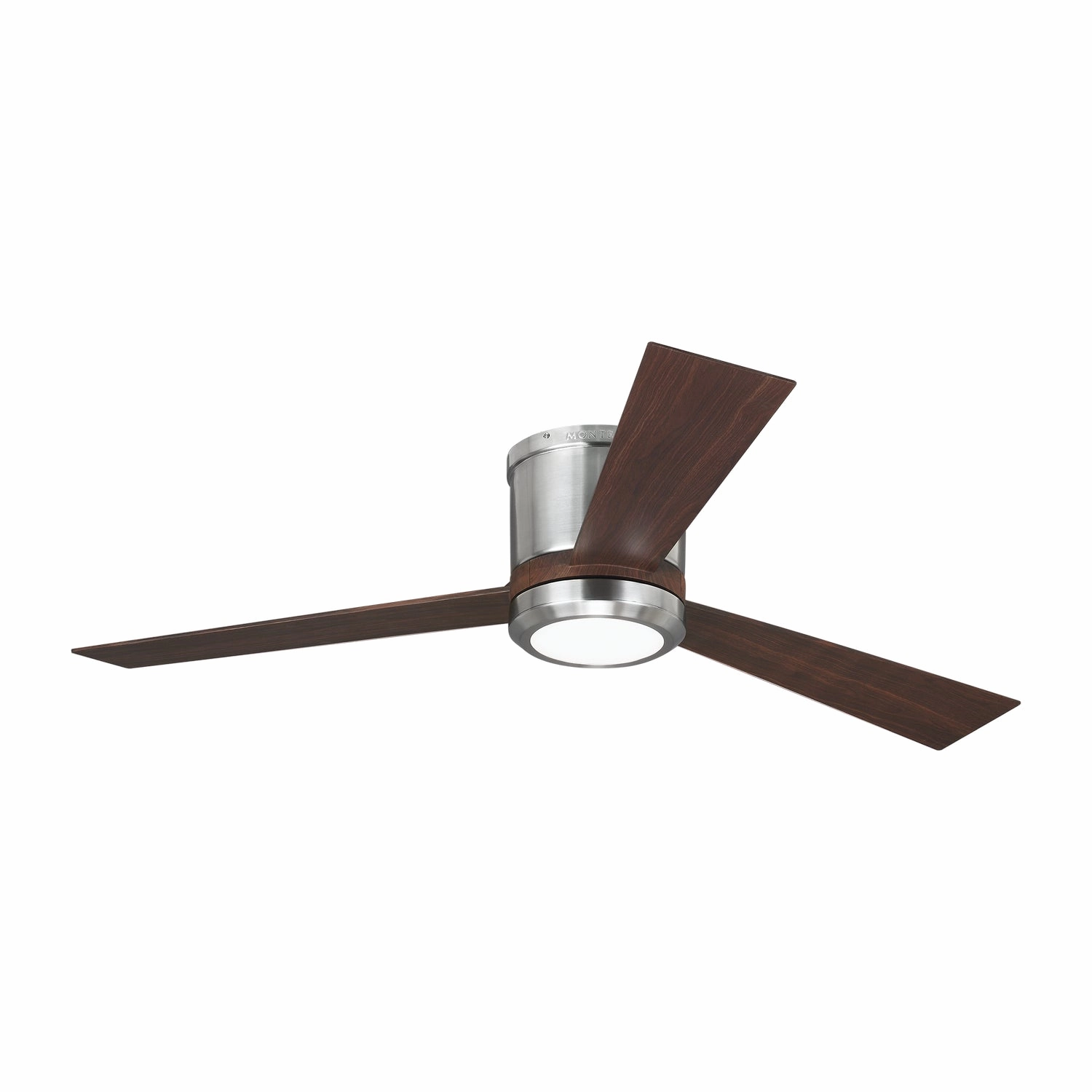 Clarity 52" Ceiling Fan Brushed Steel medium size fans for home ventilation