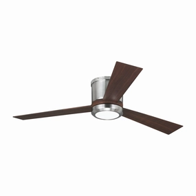 Clarity 52" Ceiling Fan Brushed Steel medium size fans for home ventilation