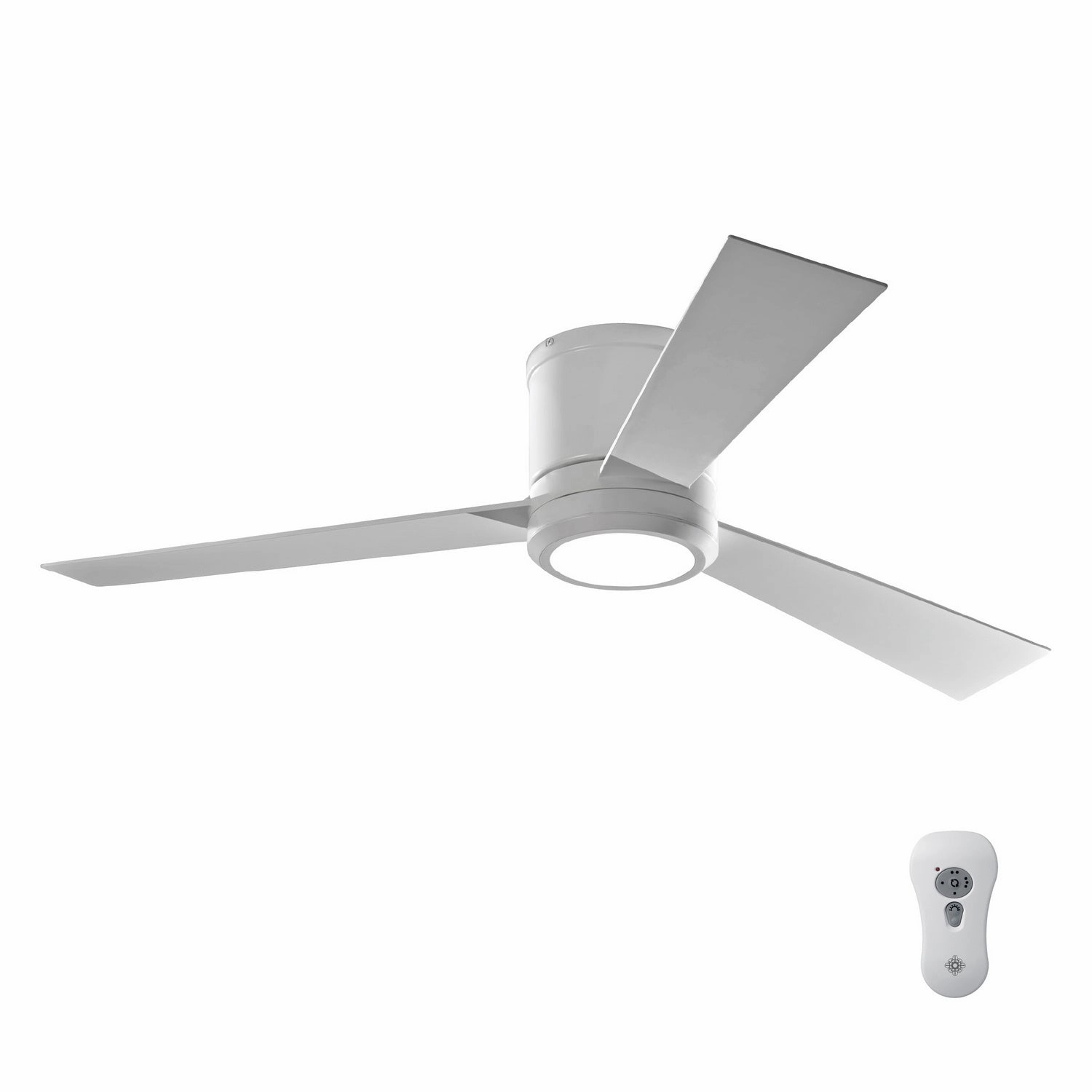 Clarity 52" Ceiling Fan Matte White
