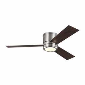 Clarity 56" Ceiling Fan Brushed Steel ifan smart fans for connected homes
