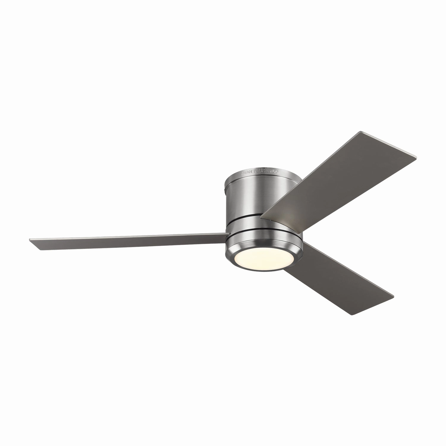 Clarity 56" Ceiling Fan Brushed Steel