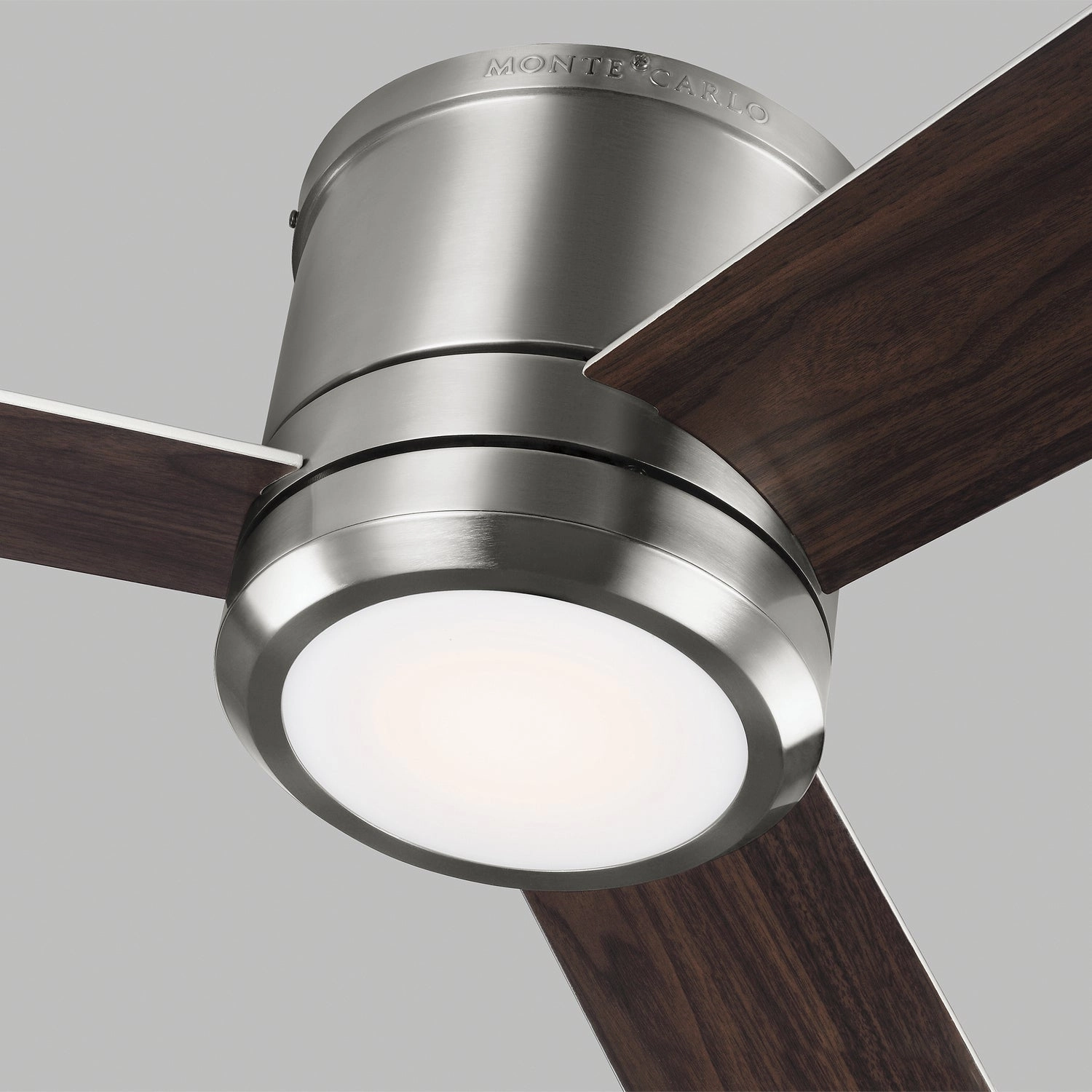 Clarity 56" Ceiling Fan Brushed Steel