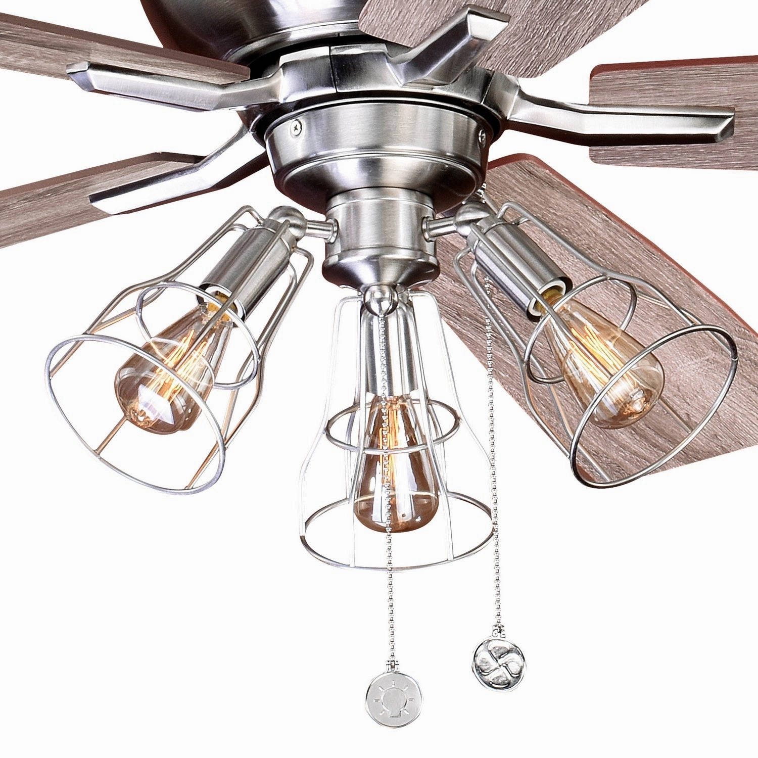 Clybourn 52"Ceiling Fan Satin Nickel