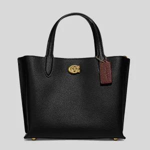 Coach Bags COACH Willow Tote 24 Black C8869