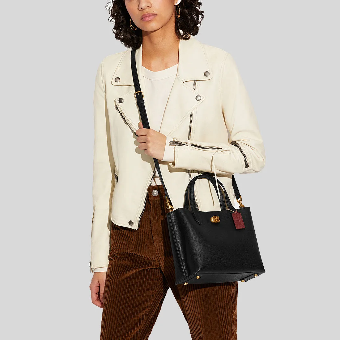Coach Bags COACH Willow Tote 24 Black C8869