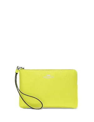 Coach Corner Zip Wristlet Coach Bags