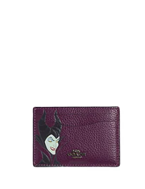 Coach Disney X Coach Card Case With Maleficent Motif Coach Bags