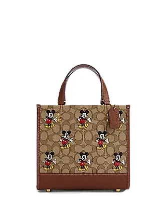 Coach Disney X Coach Dempsey Tote 22 In Signature Jacquard With Mickey Mouse Print Coach Bags
