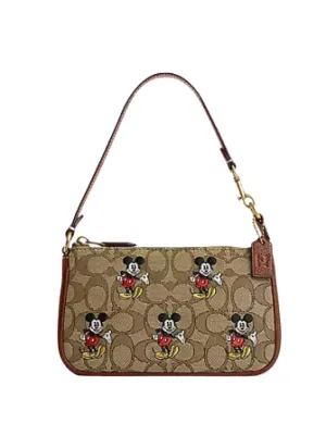 Coach Disney X Coach Nolita 19 In Signature Jacquard With Mickey Mouse Print Coach Bags
