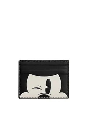 Coach Disney X Coach Slim Id Card Case With Wink Mickey Mouse Coach Bags