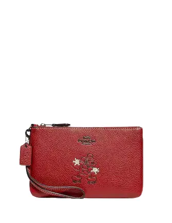 Coach Disney X Coach Small Wristlet With Mickey Motif Coach Bags