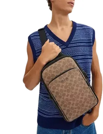 Coach Ethan Pack In Signature Canvas Coach Bags