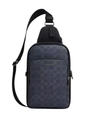 Coach Ethan Pack In Signature Denim Coach Bags