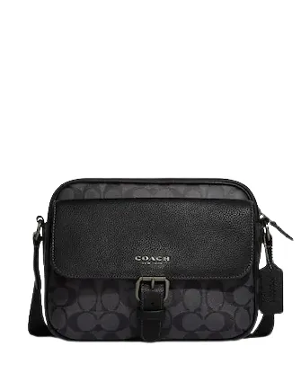Coach Hudson Crossbody In Signature Canvas Coach Bags