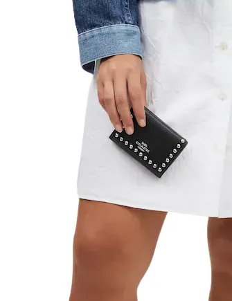 Coach Micro Wallet With Rivets Coach Bags