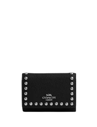 Coach Micro Wallet With Rivets Coach Bags