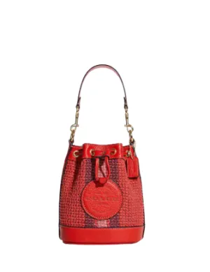 Coach Mini Dempsey Bucket Bag With Coach Patch Coach Bags