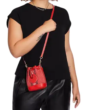 Coach Mini Dempsey Bucket Bag With Coach Patch Coach Bags