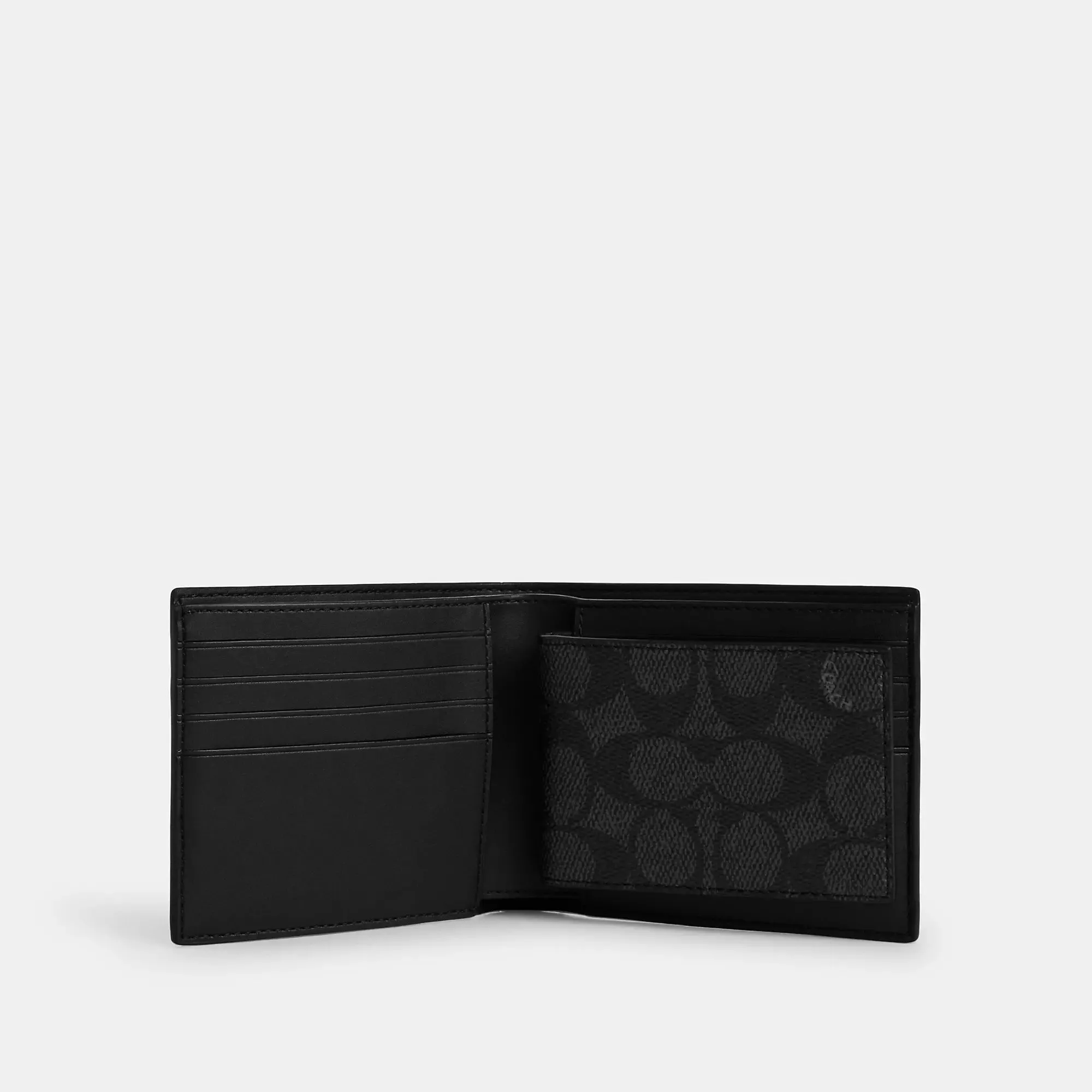 Coach Outlet 3 In 1 Wallet In Signature Canvas With Varsity Stripe COACH Outlet Bags