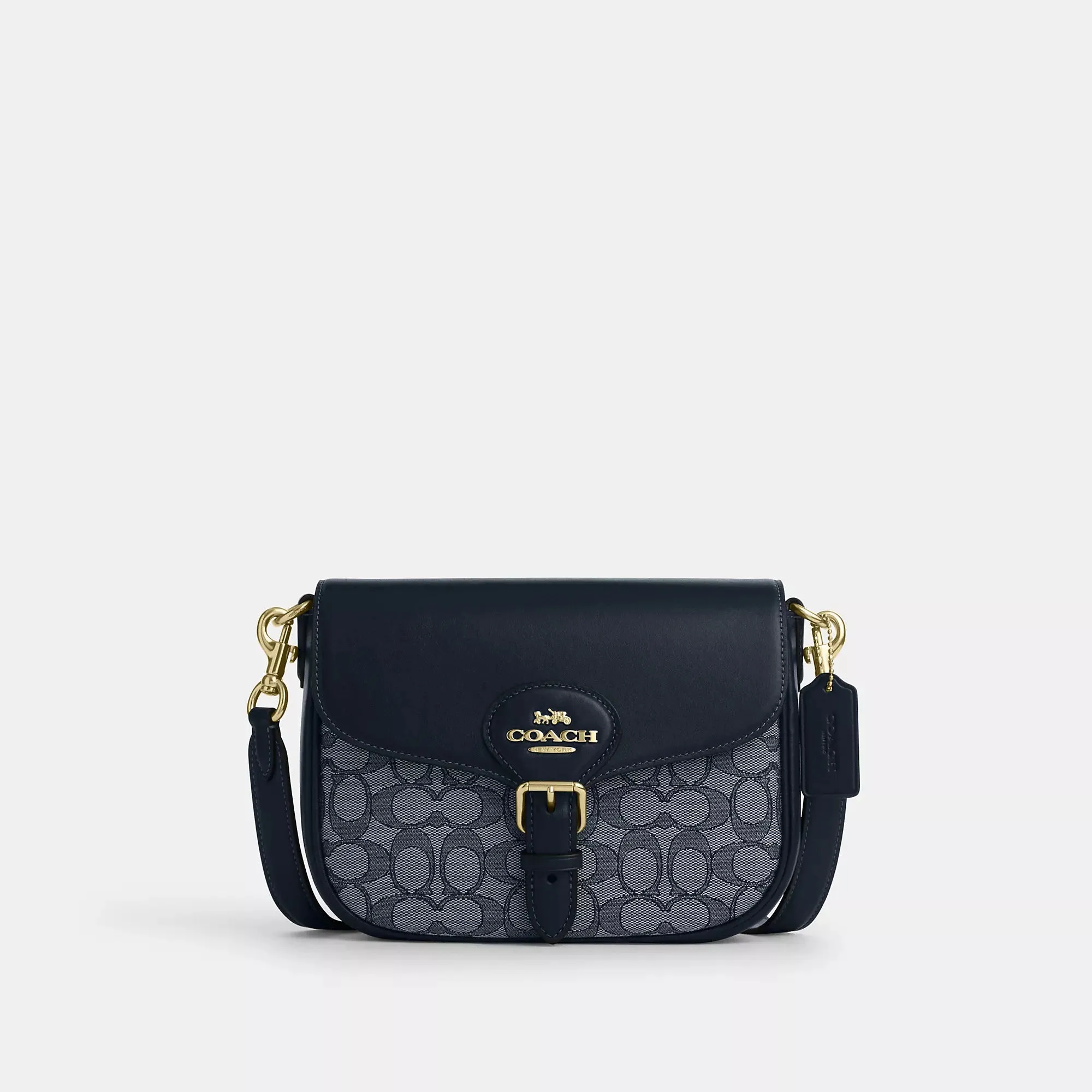 Coach Outlet Amelia Saddle Bag In Signature Jacquard COACH Outlet Bags